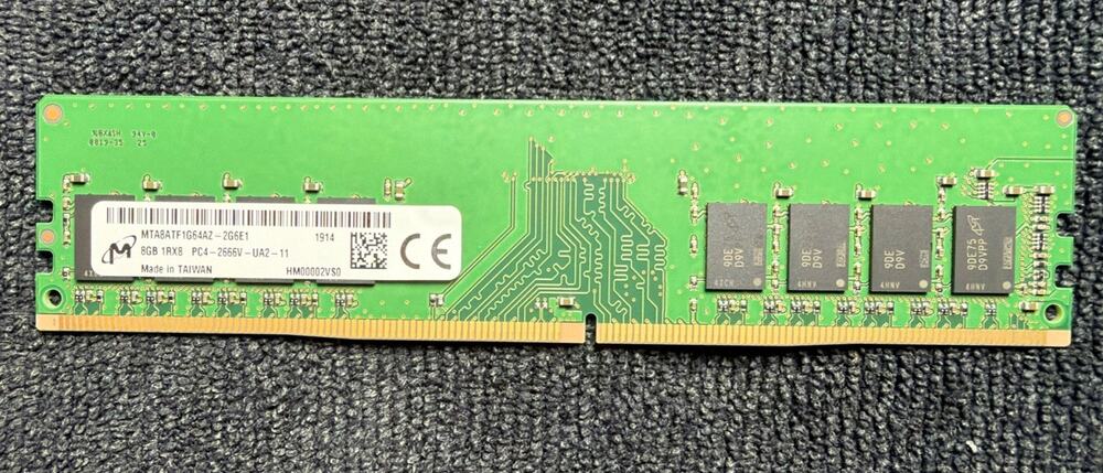 Micron 8GB DDR4 2666 PC4-21300 MTA8ATF1G64AZ Memory DIMM RAM